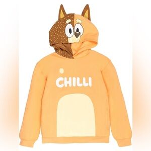 Chilli Hoodie (Bluey’s mum) Sz L Sweatshirt Soft Material Halloween Costume